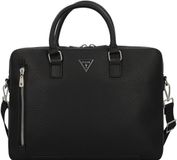 GUESS Torino Briefcase Black Zwart