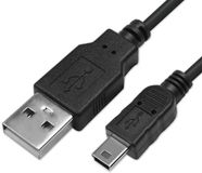 Qoltec - USB Kabel - Zwart - 1.8m