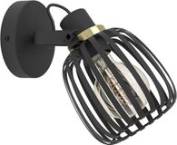 EGLO Girona Spot - E27 - 19 cm - Zwart - Staal