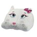 Wellhome - Peluche porte-livres ou tablette design chat, 30 x 20 x 20 cm
