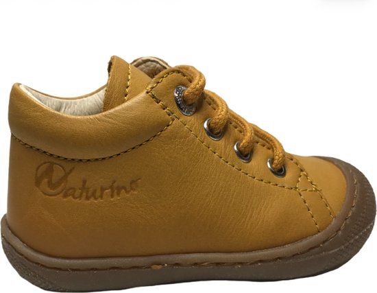 Naturino Cocoon Unisex Baby Sneakers - Oker - Maat 18