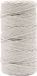 Vaessen Creative Macrame Touw - Lichtgrijs - 3mmx100m