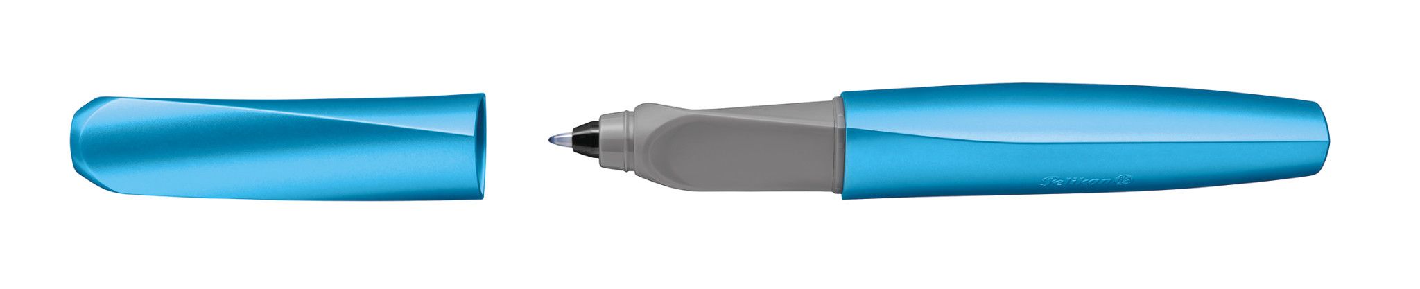 Pelikan Twist Rollerball Pen - Blue - Retractable - Plastic Body - 1pc