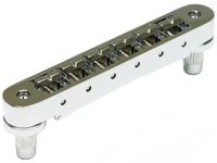 Graph Tech PM 8843 C0 ResoMax NV1 Tune-O-Matic Bridge avec Selle ResoMax (petites vis, 4mm) - Chrome
