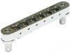 Graph Tech PM 8843 C0 ResoMax NV1 Tune-O-Matic Bridge avec Selle ResoMax (petites vis, 4mm) - Chrome