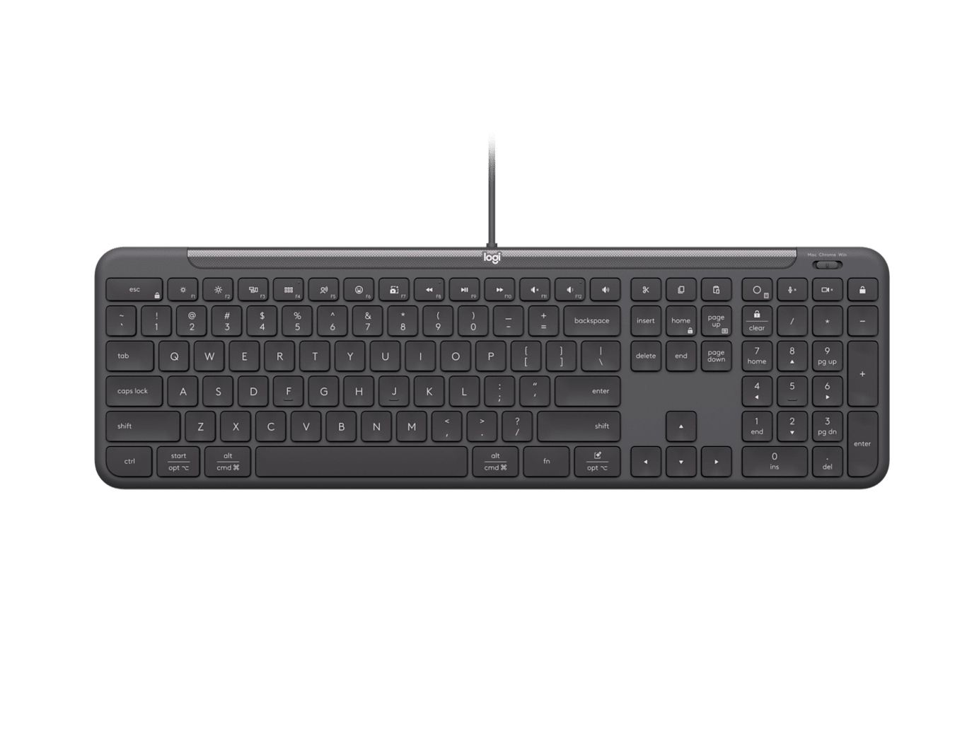 Logitech Signature Slim K620 For Business Toetsenbord Universeel USB AZERTY Frans Grafiet