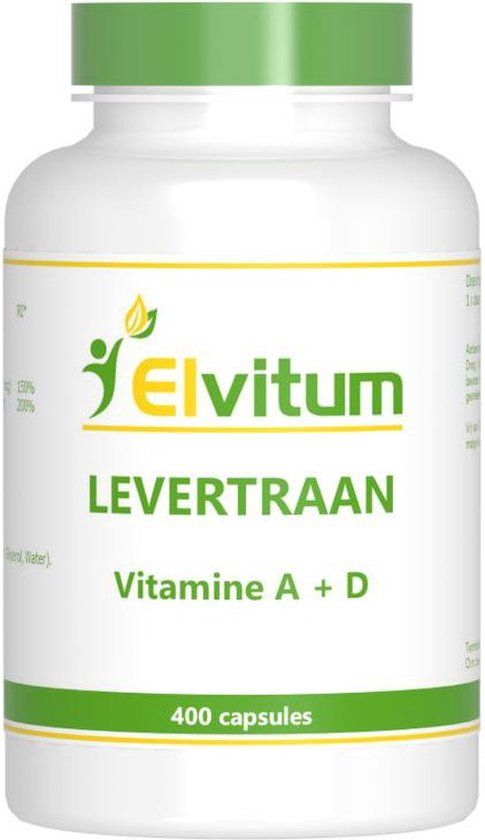 Elvitaal Levertraan 400 Capsules - 400st