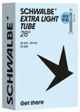 Schwalbe Fietsbinnenband SCV15-EL EXTRA Light 23/28-622/630 IB Zwart 50 mm