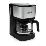 Princess 01.246030.01.001 Compact 8 Filter Coffee Maker - Black & Stainless Steel
