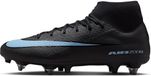 Nike ZM Superfly 10 Acad SG-Pro AC Voetbalschoenen Zwart/IJsblauw Maat 39