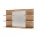 Vicco Wilbur Badkamerspiegelkast – 78 x 50 cm met planken Krachtige eik goud
