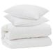 VidaXL Dekbed met Kussens, 3 stuks, Wit, Microvezel