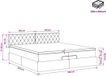 vidaXL Lit coffre avec matelas et éclairage LED, noir, 200 x 200 cm, velours