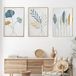 Unyqoos® Stijlvolle gouden metalen wanddecoratie voor woonkamer en slaapkamer
