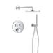 Grohe Adema Rise regendoucheset – 25 cm hoofddouche – 38 cm gebogen wandarm – chroom