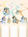 AMSCAN Bluey Swirl Decorations - Blue - Birthday - Cardboard