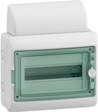 Schneider Electric 13431DE Mureva Verdeler voor vochtige ruimtes Opbouw (op muur) Aantal groepen: 12 Aantal rijen: 1