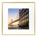 Frametory, 12x12 aluminium frame, 8 x 8 foto met ivoorkleurige mat voor wanddisplay, zaagtandhanger, draaibare lipjes, veerklemmen, geweldig voor foto's, kunstwerken, posters (goud, 1 stuks)