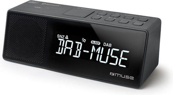 Muse Electronics Muse M-172DBT Digitale wekkerradio - DAB+/FM, Bluetooth, USB - Zwart