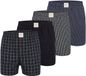 Phil & Co. Berlin Heren Boxershorts 4-pack - Katoenmix - Wijde Pasvorm - 3XL - Zwart