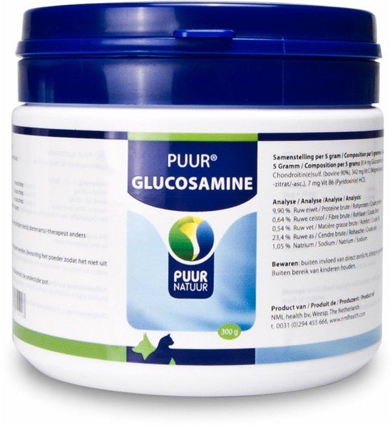 Puur Glucosamine Voor De Hond En Kat - 300 GR