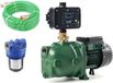 DAB Jet 102 M + DAB Control-D - Pompbesturing - Droogloopbeveiligingssysteem - Plaatsen op Beregeningspompen en Bronpompen met aanzuigslang 7 meter en voorfilter