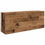 VidaXL Badkamerwandkast 100x25x40 cm bewerkt hout oud houtkleurig