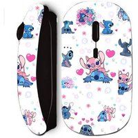 Maniacase Stitch Et Angel Tekening Zwarte Draadloze Muis