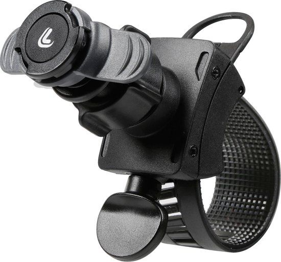 lampa Optiline Opti-Belt Stuurmontage Flexgrip - Telefoonhouder - Universeel - Zwart