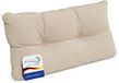 Beautissu Coussin de jardin hydrofuge coussin d'extérieur 70x40x12 cm – Coussin de dossier coussin Nature pour meubles de jardin – Flair Lounge