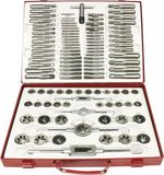Metalworks MW Tools Professionele 110-dlg tap- en snijplaten set SAE / Metrisch SKC110ETS