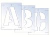 SCAN Letter Stencil Kit 300mm