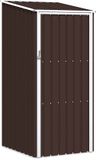 vidaXL Tuinschuur 87x98x159 cm gegalvaniseerd staal bruin