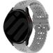 Samsung Galaxy Watch 7 - 44mm bracelet en silicone à motif (gris)