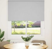 Maison Exclusive - Store occultant, gris clair, 140x175 cm