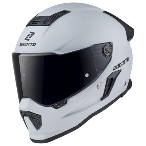 Bogotto Rapto Integraalhelm ECE 22.06 Lichtgrijze Matt XS