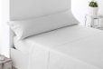 Miracle Home. Hoeslaken, zacht en comfortabel, 100% geborstelde microvezel, kreukvrij, anti-peeling, 260 x 270 cm, wit
