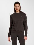 Hummel hmlPULSE W SWEAT CREWNECK Vrouwen Katoen Fitness & Training XL AFTER DARK