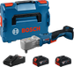 Bosch Blauw GRS 18V-330 Haakse accu slagmoeraanzetter 18V | 2x 4,0Ah accu | In L-Boxx - 06019R9002