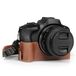 MegaGear Ever Ready beschermhoes van echt leer voor halve camera, compatibel met Canon EOS R100