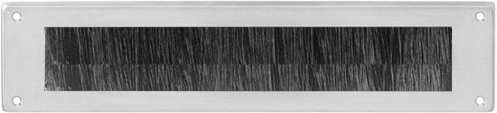 Intersteel - RVS Tochtwering - Brievenbusborstel - rechthoek - 8714186127506