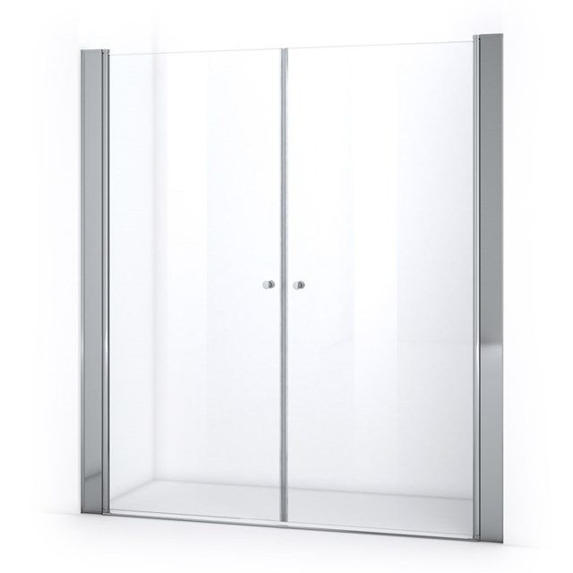 Maxaro Douchedeur Zircon Comfort 185cm Pendeldeur Helder Chroom