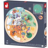 Janod Observatiepuzzel Tuin - 2-in-1 Zoek-en-Vind Spel - Educatief Speelgoed Vanaf 4 Jaar