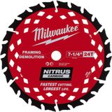 Milwaukee Accessoires Cirkelzaagblad | Demolition | CSB P WD 190x30x1.6x24ATB | 1 stuk - 4932499376