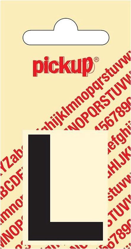 Pickup Plakletter Helvetica 40 mm - Zwart L