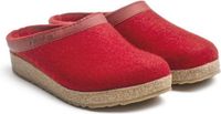 Haflinger Grizzly Torben Sloffen Unisex Wol Rood Maat 40