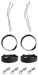 BtS Europa AG Oms Sidemount Rigging Kit kit de fixation pour bouteille de plongée noir