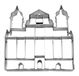Staedter Stadhuis Augsburg Shape Cookie Cutter