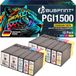 Canon 10 jeux de cartouches d'encre compatibles avec PGI-1500XL