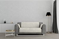 Italian Bed Linnen "Glamour" antislip sofa-afdekking, crème, 2 plaatsen